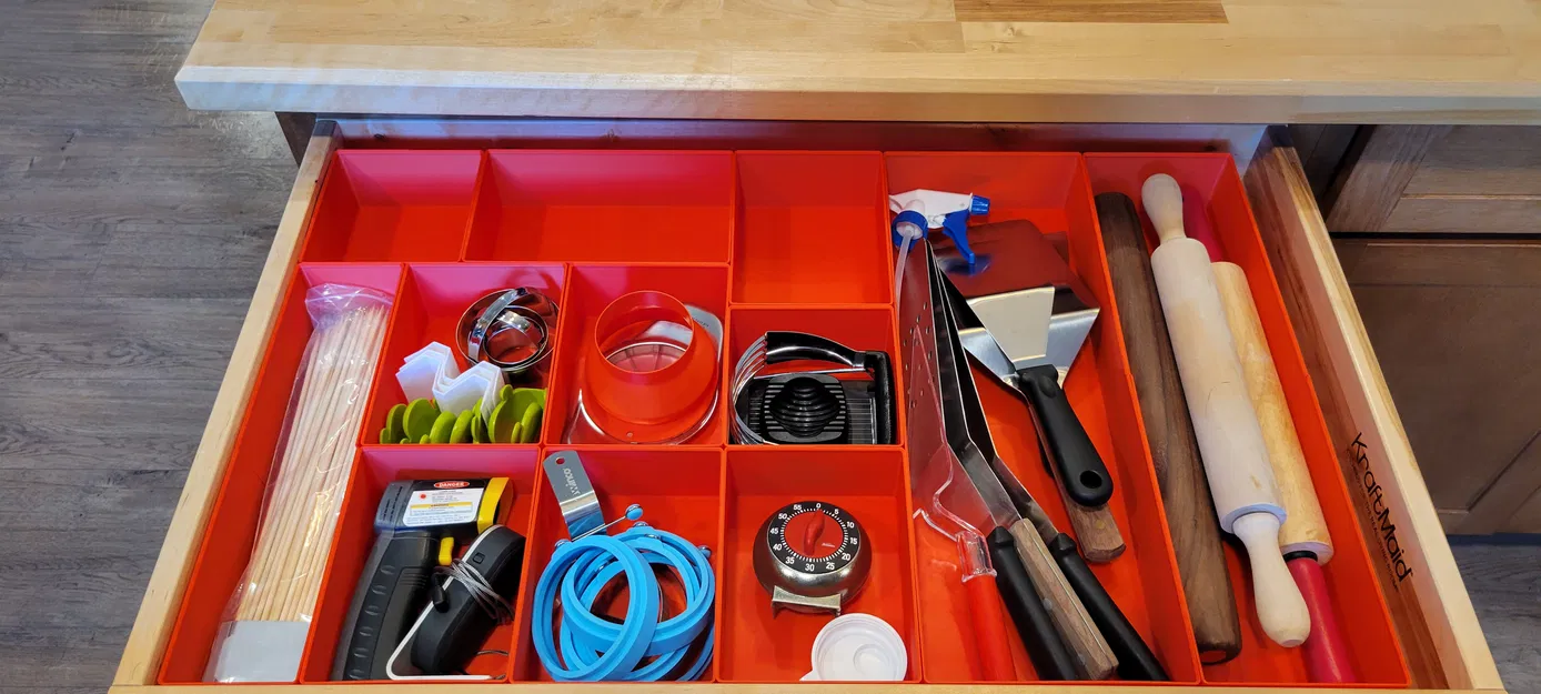 Hộp chia lớn và hộp cao Gridfinity - Image 1