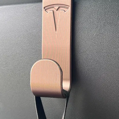 MÓC TREO GHẾ SAU TESLA MODEL Y - Logo Optimus hoặc Tesla