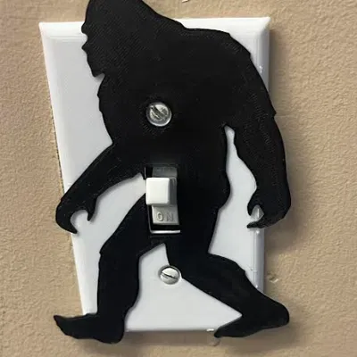 Ốp Công Tắc Đèn Bigfoot / Sasquatch / Yeti