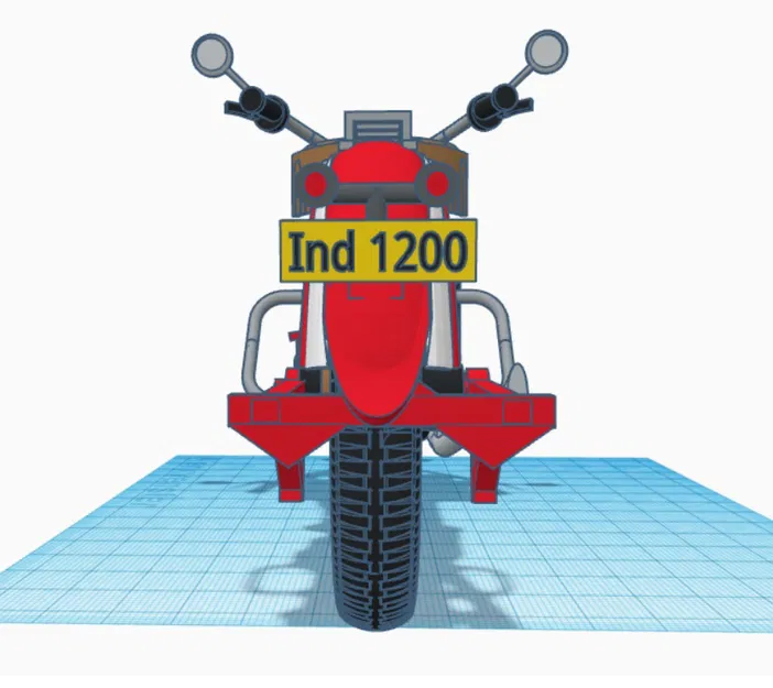 Mô hình xe Indian Chief đời 1947 của Ed van der Heijden - Image 6