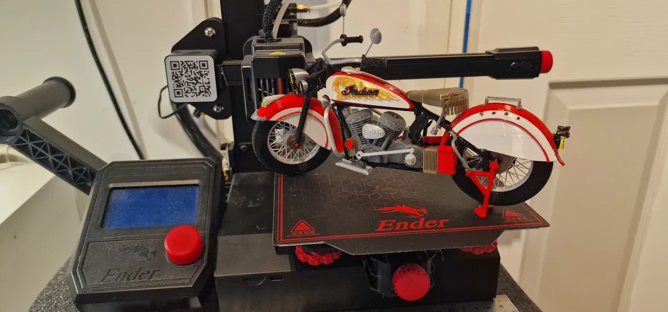 Mô hình xe Indian Chief đời 1947 của Ed van der Heijden - Image 15