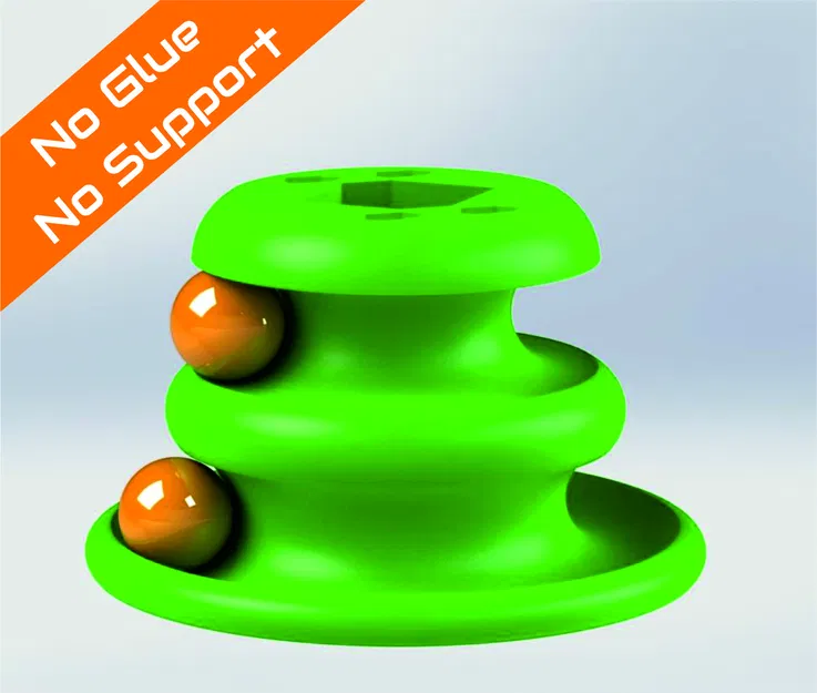 Đồ chơi cho mèo (đường ray bi) - Image 1