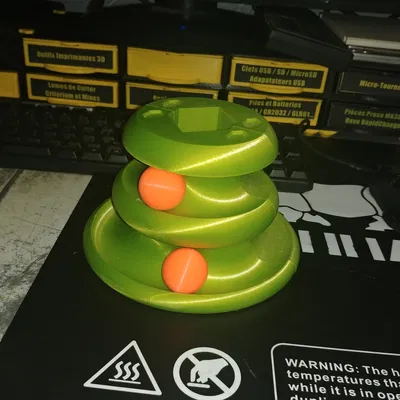 Đồ chơi cho mèo (đường ray bi)