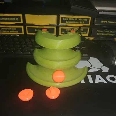 Đồ chơi cho mèo (đường ray bi)