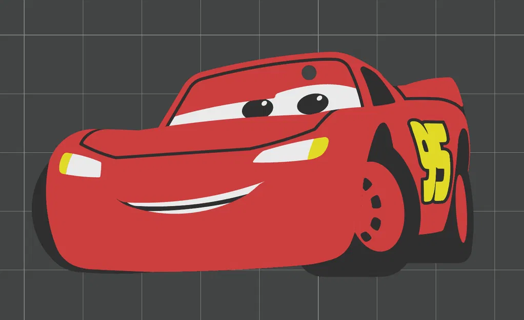 Móc Khóa Lightning McQueen - Image 2