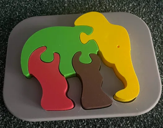 Mô hình Voi Ghép Hình Cho Bé - Image 1