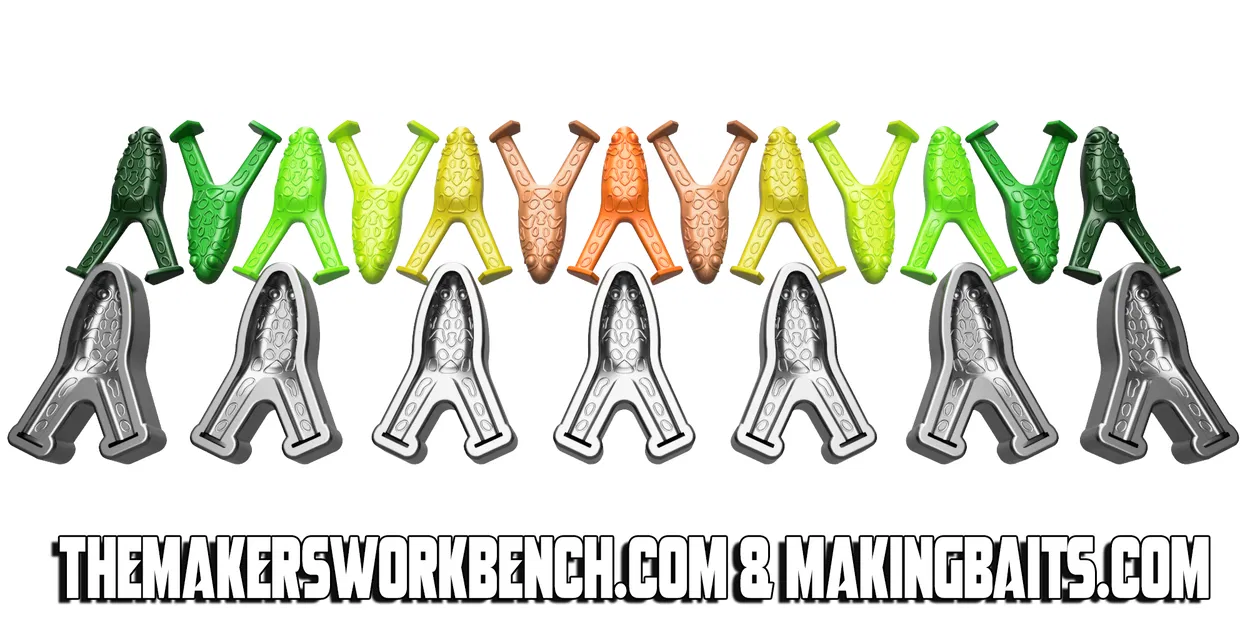 Khuôn Mồi Ếch Bơi "Open Pour" 3.5 inch - Image 13