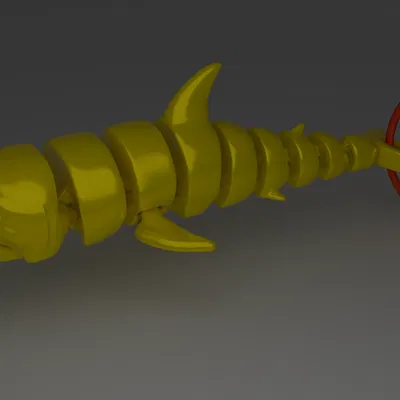 Móc Khóa Cá Mập Khớp Nối