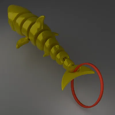 Móc Khóa Cá Mập Khớp Nối