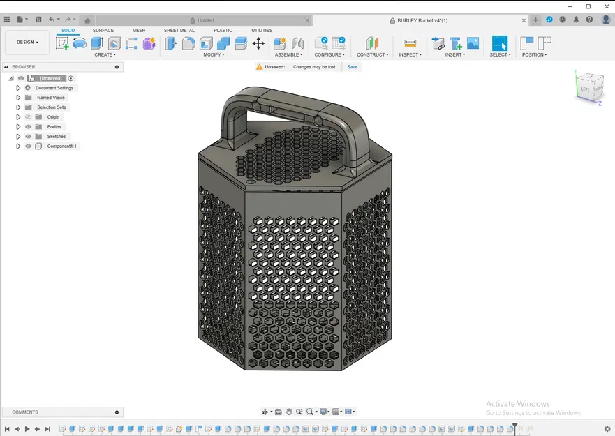 Thùng mồi câu cá Burley Bucket (Thi đấu câu cá) - Image 1