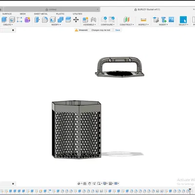 Thùng mồi câu cá Burley Bucket (Thi đấu câu cá)