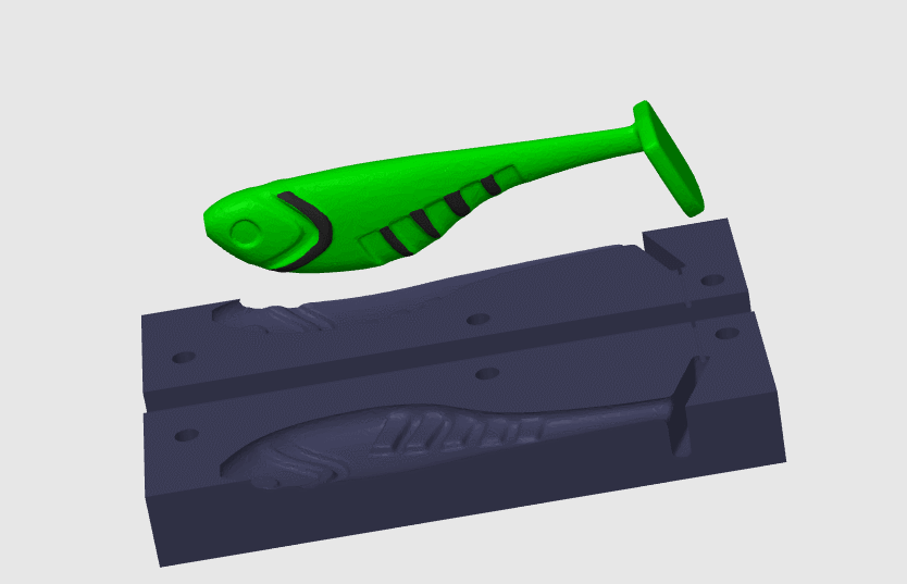 Khuôn Đúc Mồi Câu Su Đổ Đỉnh