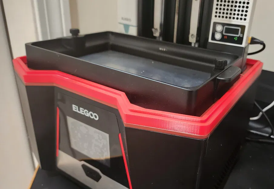 Chân Nâng Nắp Máy In Resin Elegoo Saturn 3 - Nguyên Khối - Image 1