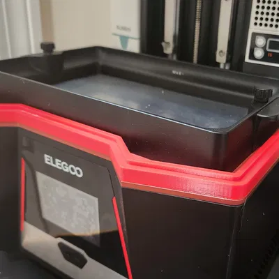 Chân Nâng Nắp Máy In Resin Elegoo Saturn 3 - Nguyên Khối