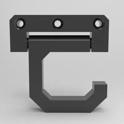 Giá Treo Cần Câu Gắn Tường – In Không Cần Lắp Ráp