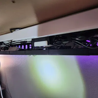 Khay Đựng Dây Cáp Dưới Bàn