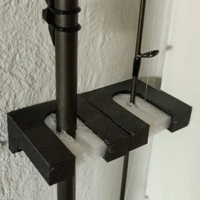 Giá Đỡ Cần Câu Cá Treo Tường Dọc