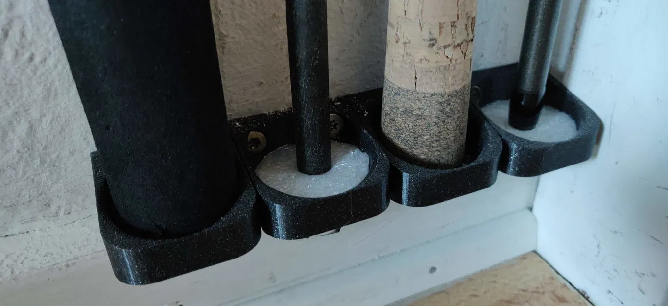 Giá Đỡ Cần Câu Cá Treo Tường Dọc - Image 5