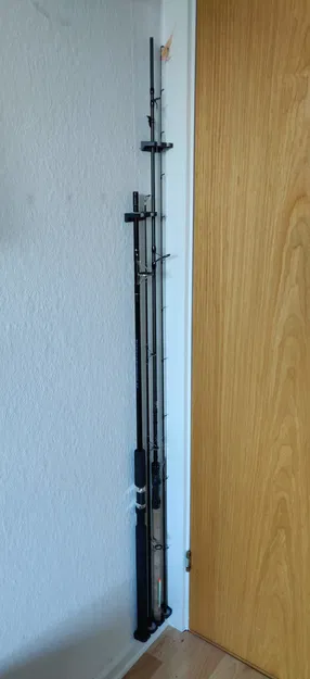 Giá Đỡ Cần Câu Cá Treo Tường Dọc - Image 6