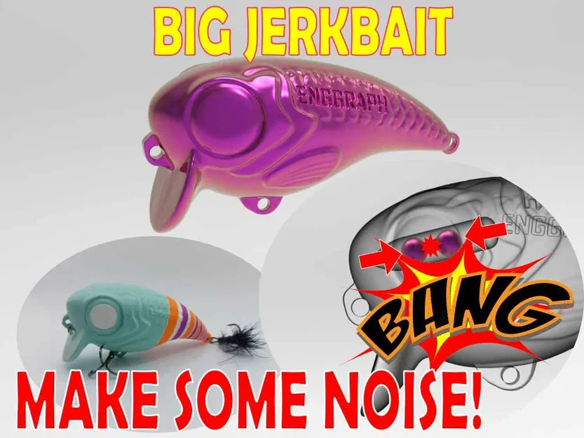 Cần câu Jerkbait - wobbler topwater - Image 1