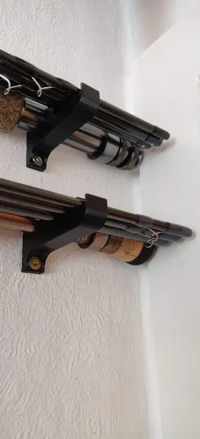 Giá treo tường 3 khúc cho cần câu cá - Image 2