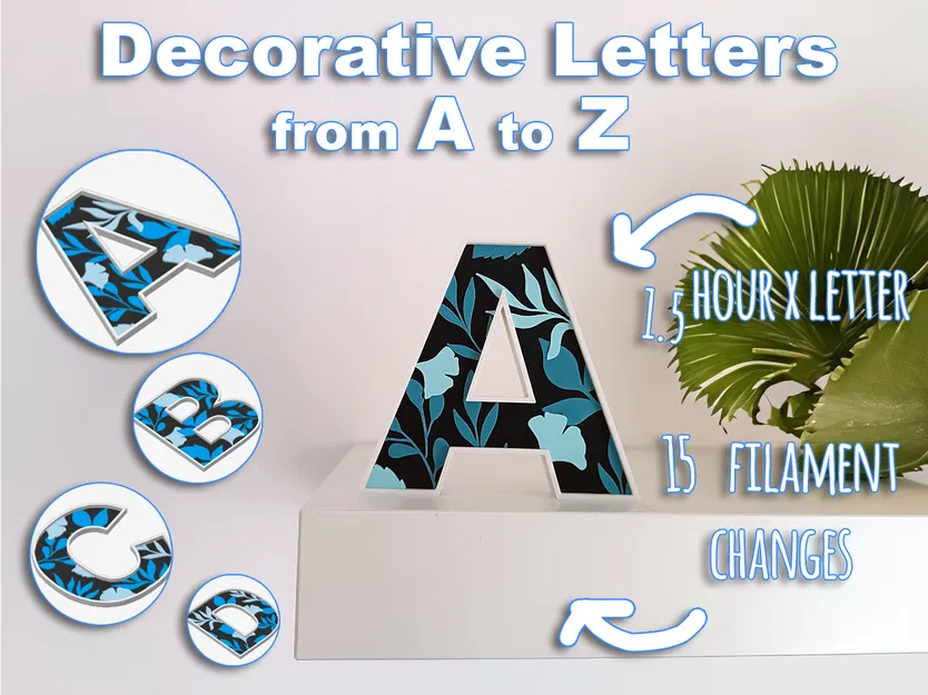 Chữ Cái Trang Trí (A-Z) - Image 1