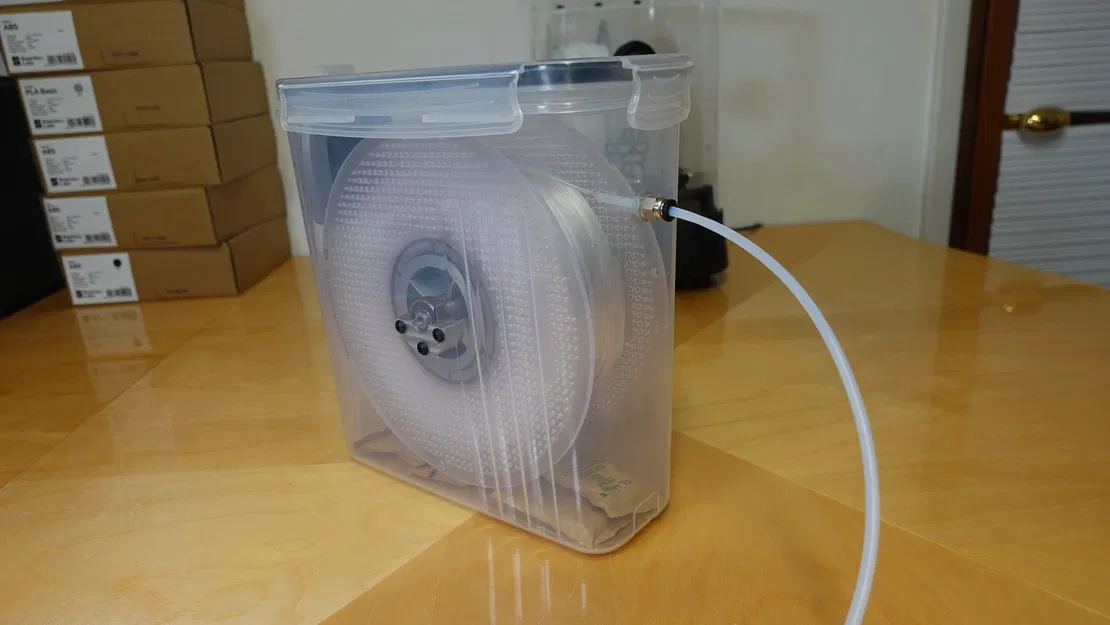 Hộp Sấy Sợi Kín Có Vòng Bi & Ẩm Kế - Image 2