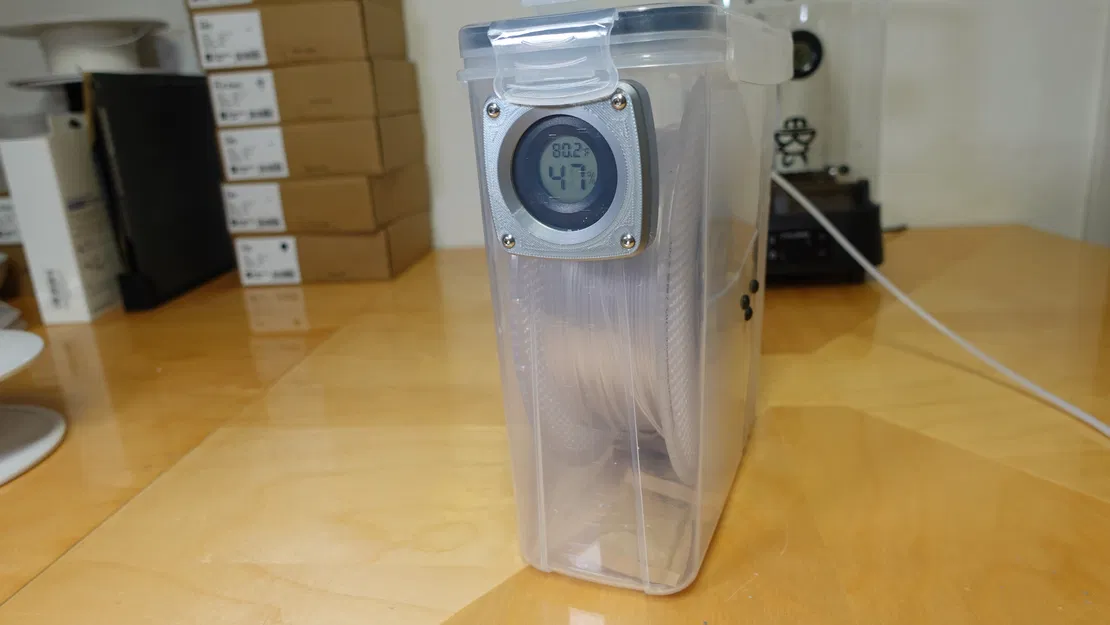 Hộp Sấy Sợi Kín Có Vòng Bi & Ẩm Kế - Image 3