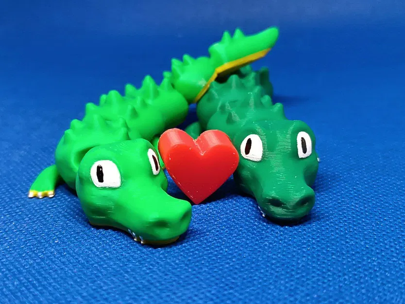 Coco, Cá sấu Khớp nối - Mô hình 3D in theo khớp - Image 1