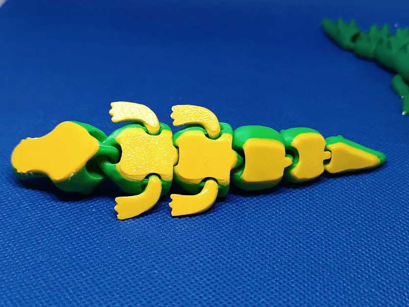 Coco, Cá sấu Khớp nối - Mô hình 3D in theo khớp - Image 2