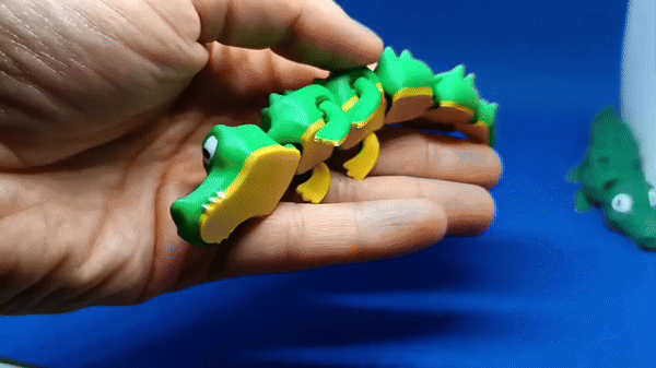 Coco, Cá sấu Khớp nối - Mô hình 3D in theo khớp - Thumbnail 3