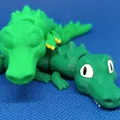 Coco, Cá sấu Khớp nối - Mô hình 3D in theo khớp - Thumbnail 6