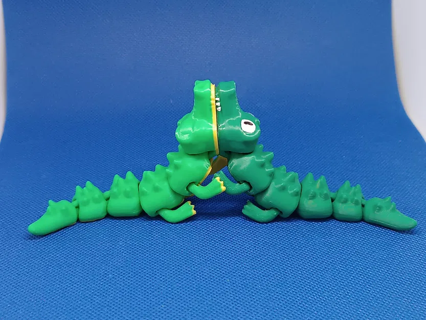 Coco, Cá sấu Khớp nối - Mô hình 3D in theo khớp - Image 9