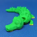 Coco, Cá sấu Khớp nối - Mô hình 3D in theo khớp - Thumbnail 10