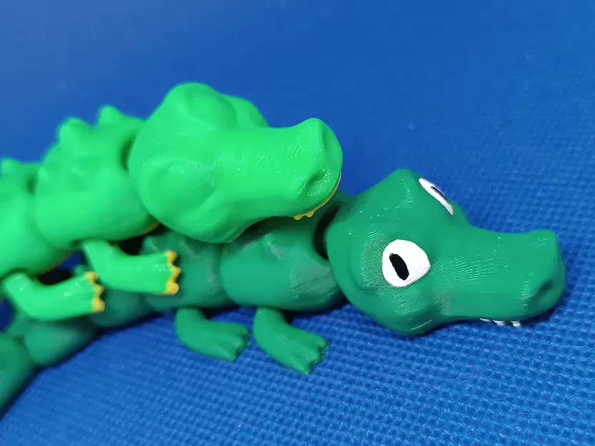 Coco, Cá sấu Khớp nối - Mô hình 3D in theo khớp - Image 11