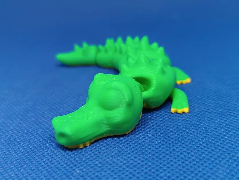 Coco, Cá sấu Khớp nối - Mô hình 3D in theo khớp - Image 14