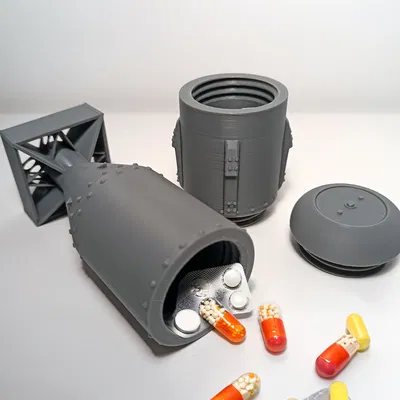 Bom Hộp Thuốc 2 Ngăn