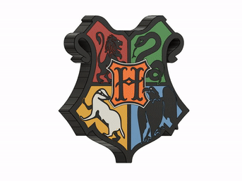 Hộp đèn Hogwarts Houses - Thumbnail 1