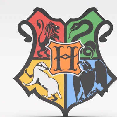 Hộp đèn Hogwarts Houses