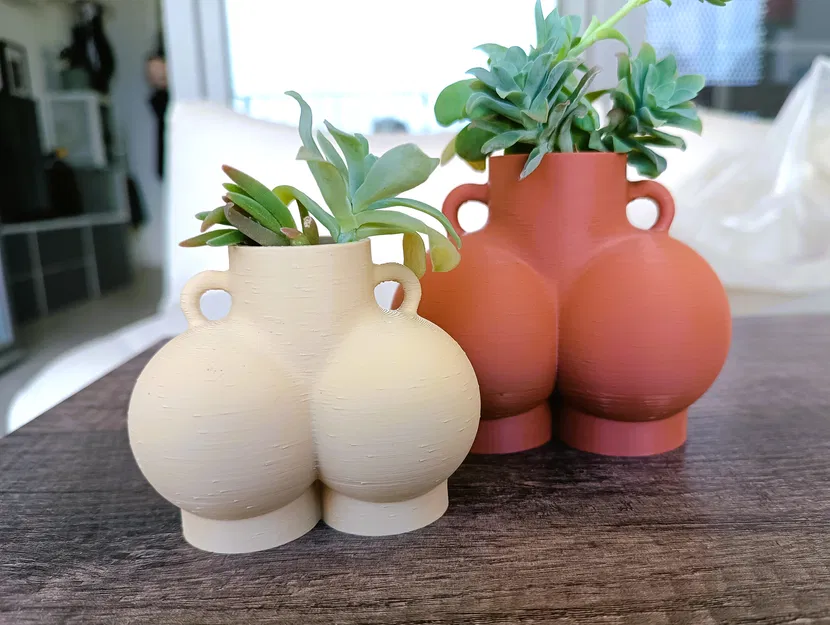 Chậu Hoa 2 Hình Cầu - Image 1