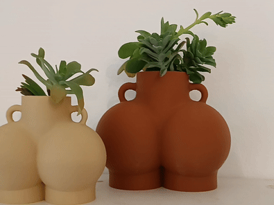 Chậu Hoa 2 Hình Cầu