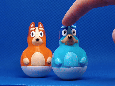 Weebles Wobble nhưng không bao giờ đổ! Bluey