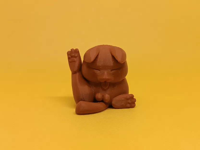 Mèo Liếm Banh - Tượng 3D Độc Đáo - Image 6