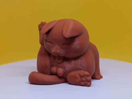 Mèo Liếm Banh - Tượng 3D Độc Đáo - Image 9