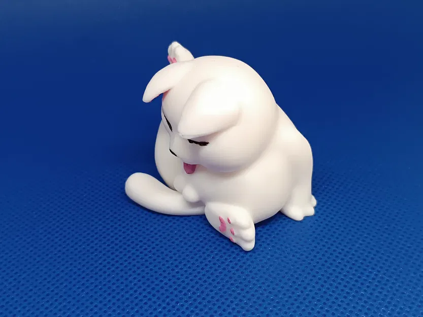 Mèo Liếm Banh - Tượng 3D Độc Đáo - Image 11