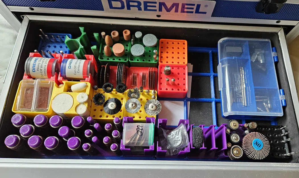 Khay Đựng Phụ Kiện Dremel Gridfinity 1x1 - Image 1