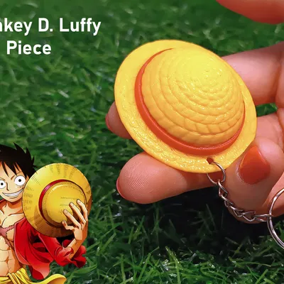 Móc Khóa Nón Rơm One Piece Monkey D Luffy