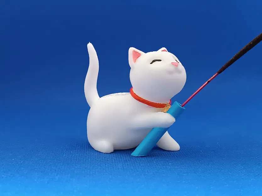 Giá cắm hương hình con mèo - Image 3