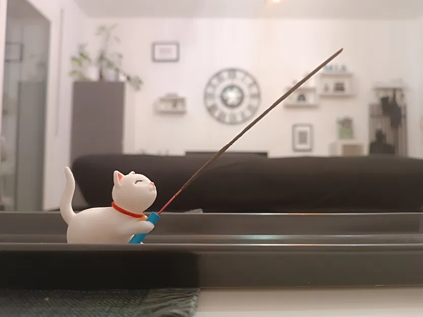 Giá cắm hương hình con mèo - Image 5