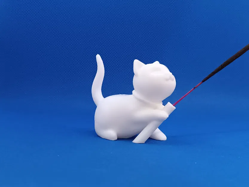 Giá cắm hương hình con mèo - Image 10